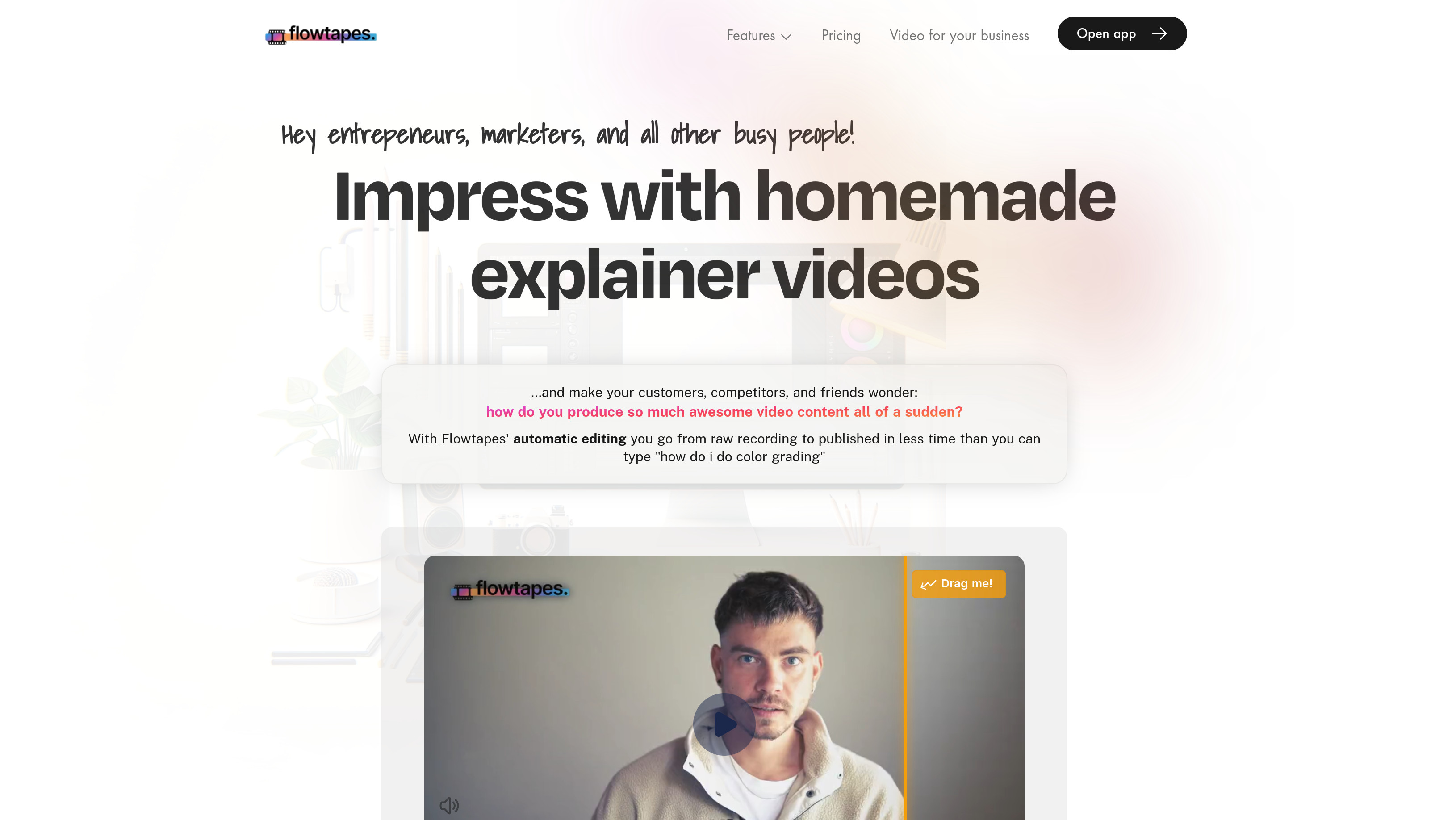 Flowtapes - The most effortless video editor evermagic